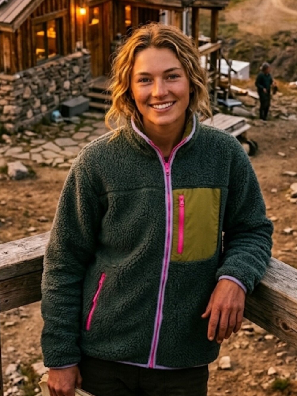 EDDIE BAUER RETRO LOOK FLEECE JACKET
